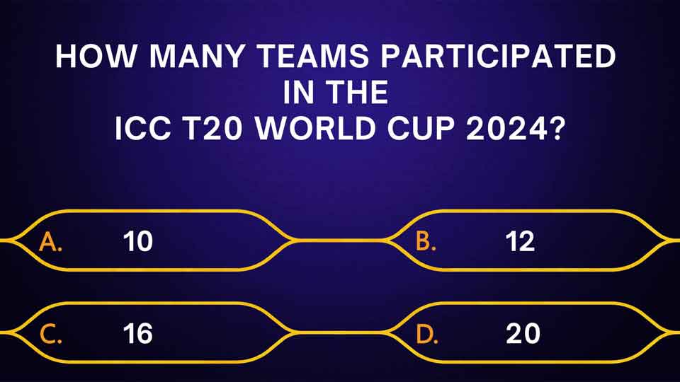 ICC T20 World Cup 2024 Quiz → ICC T20 World Cup 2024 – Quiz No 1 ...